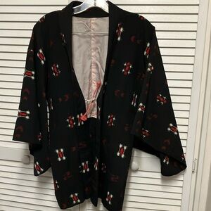 Cotton Hapi coat. Handwoven pattern